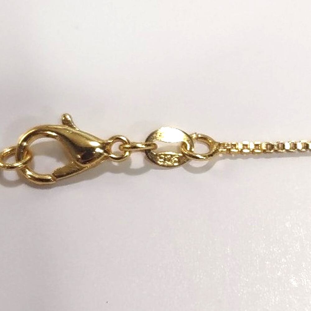 Gold Plated 925 Silver Necklace Our Lady Virgin Mary Catholic Valentines Gift